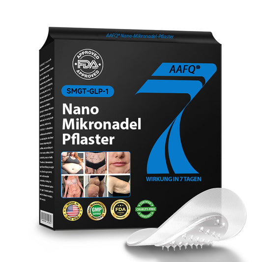 AAFQ®👑 Nano-Microneedle-Patch mit SMGT-GLP-1 & Matrixyl 3000 – Fettverbrennung, Hautstraffung, Blutzucker-Balance – ganz ohne Spritzen, sichtbare Ergebnisse in 7 Tagen