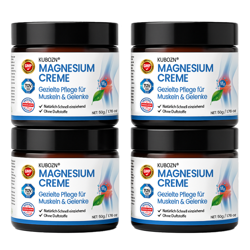 KUBOZN® Magnesium Creme – Spürbare Pflege & Entlastung für Muskeln & Gelenke | Hergestellt in Deutschland (offer)
