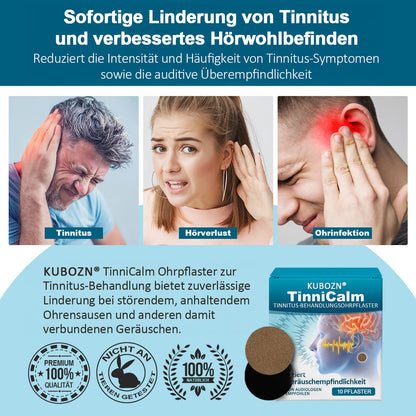KUBOZN® TinniCalm – Pflaster zur Linderung von Tinnitus