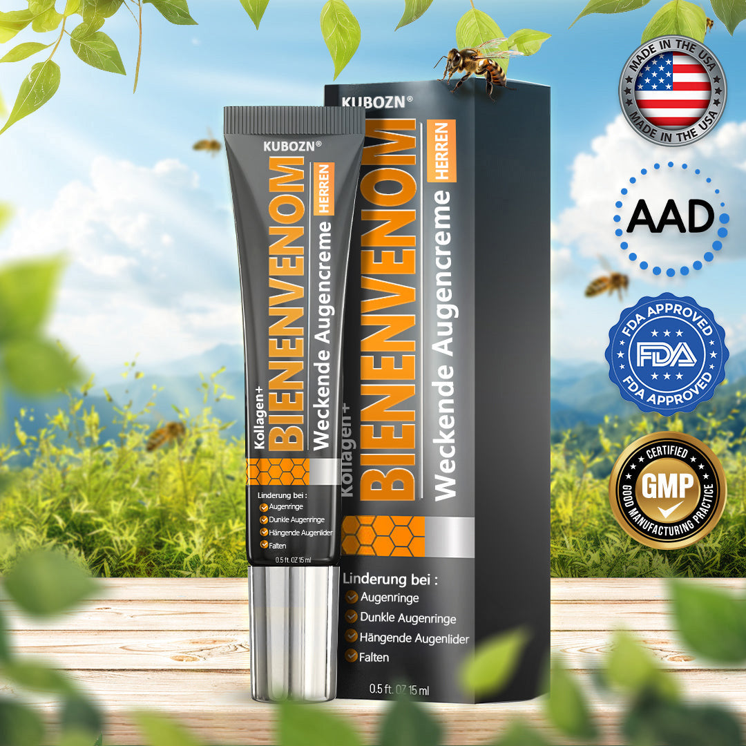 KUBOZN® Collagen+ Bienengift 5-Minuten Augen-Wach-Creme für Männer