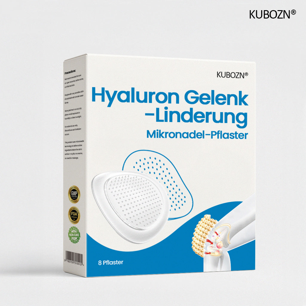 KUBOZN® Hyaluron Gelenk-Linderung Mikronadel-Pflaster