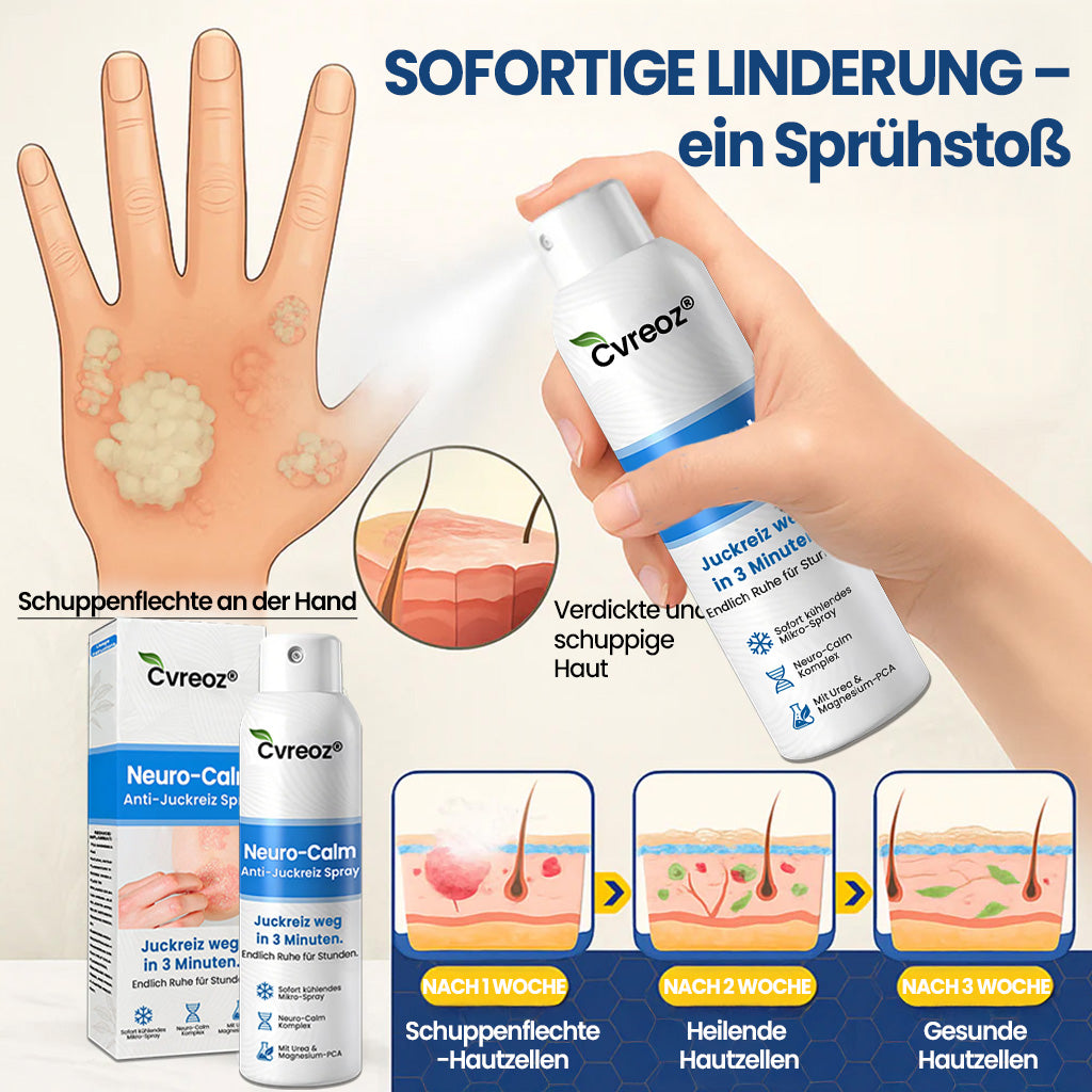 ✅Cvreoz® Neuro-Calm Anti-Juckreiz Akut-Spray – Stoppt Juckreiz sofort (Offer)