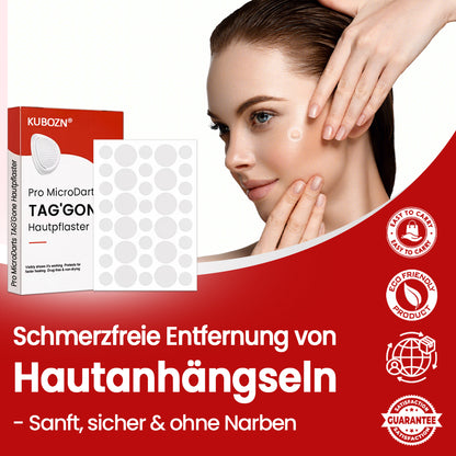 KUBOZN® Pro MicroDarts TAG'Gone Hautpflaster zur Skin-Tag-Entfernung
