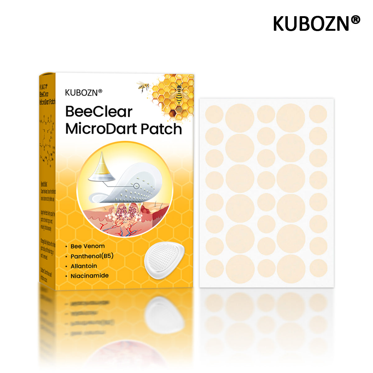 KUBOZN® BeeClear MicroDart Patch mit Bienengift