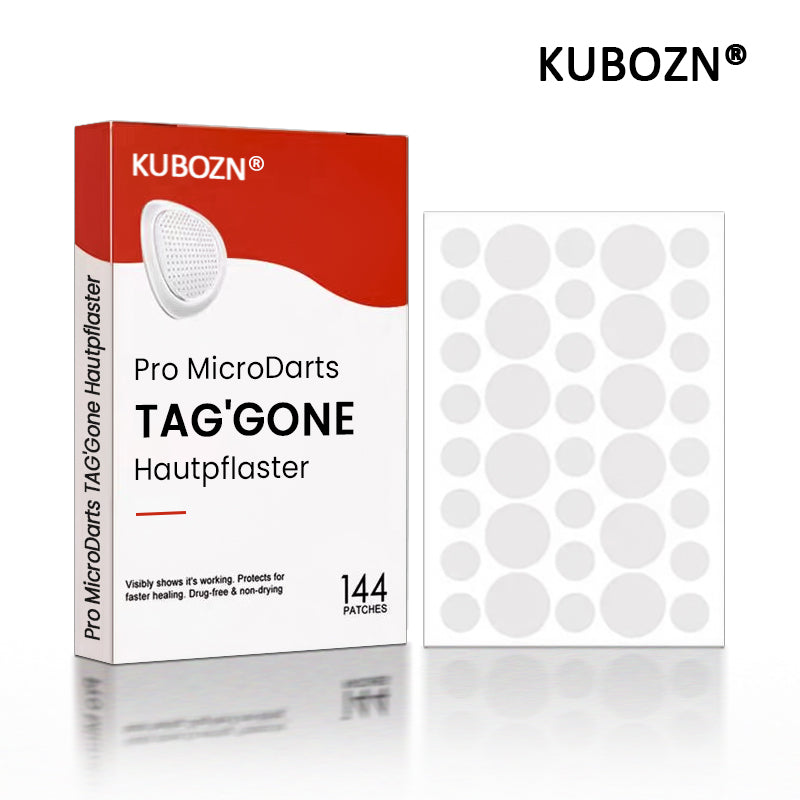 KUBOZN® Pro MicroDarts TAG'Gone Hautpflaster zur Skin-Tag-Entfernung