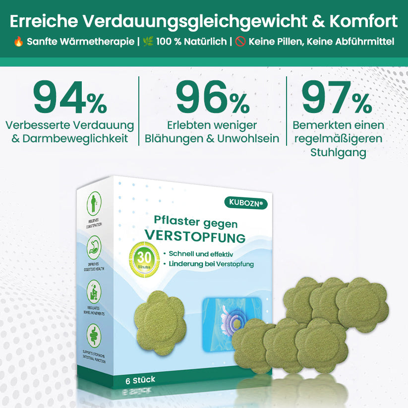 KUBOZN® Pflaster gegen Verstopfung 2
